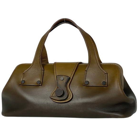 Gucci Handbags - Gucci logo handbag doctors bag leather brown